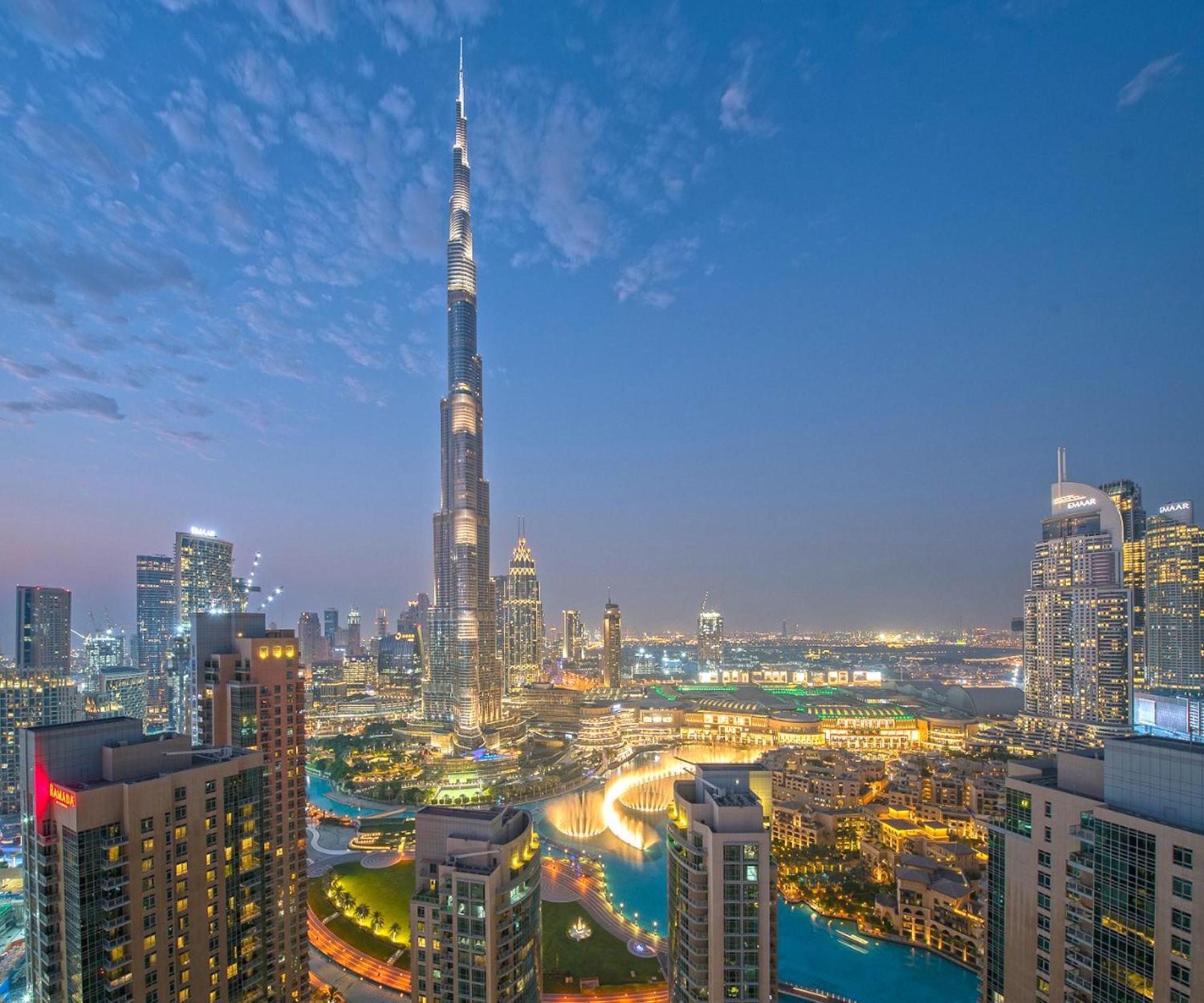 Spectacular Burj Khalifa View 2Br 29 Boulevard Tower 2 Дубай Экстерьер фото